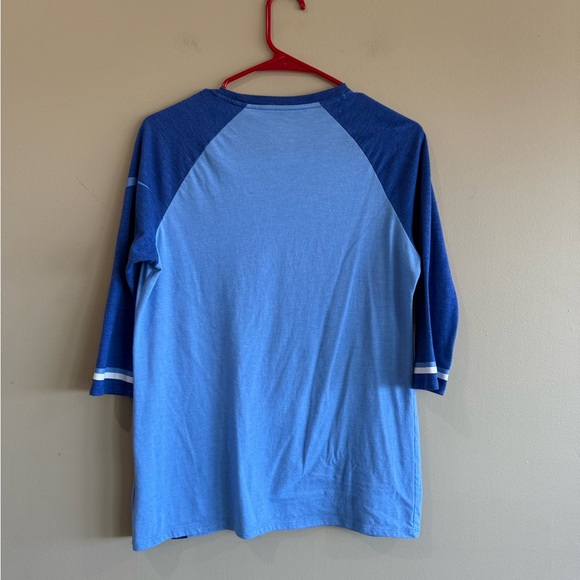 Nike Light Blue Kansas City Royals 3/4 Baseball T-Shirt - Picture 2 of 9